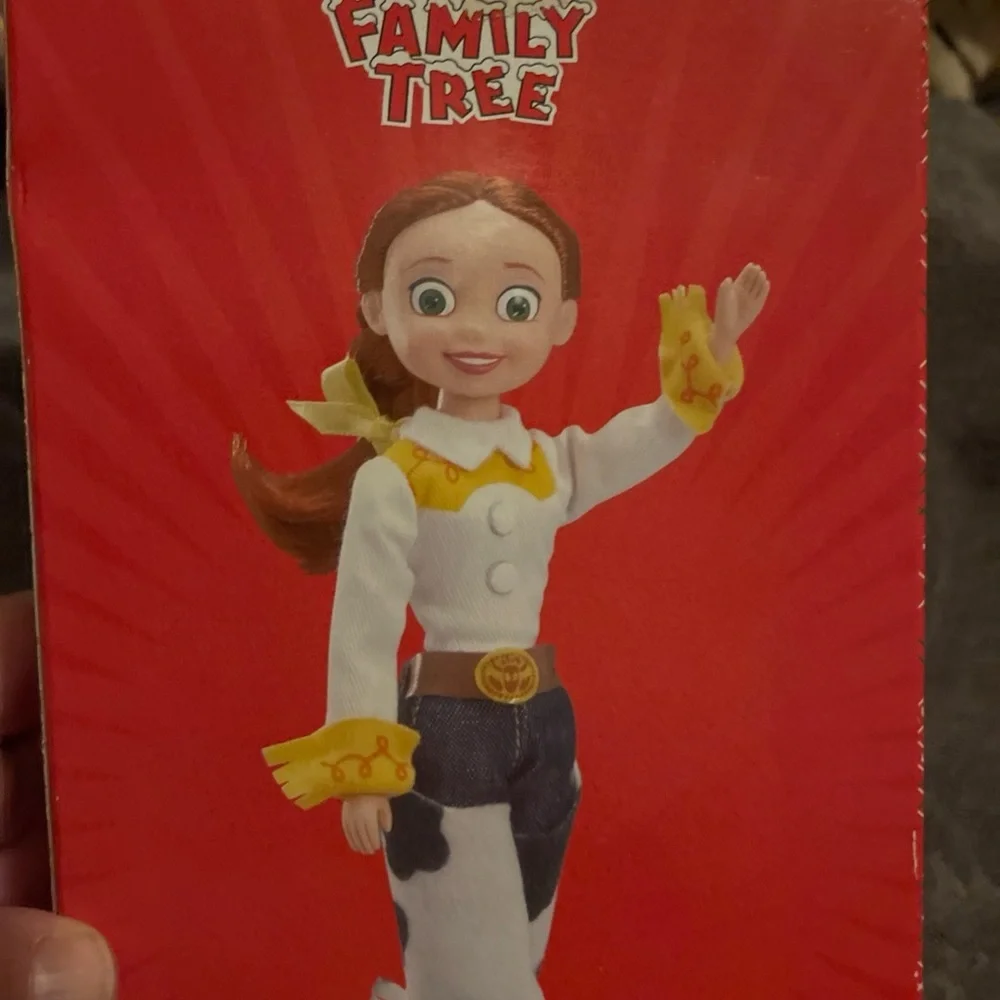 Disney Jessie Doll in White and Yellow Attire 10”Tall